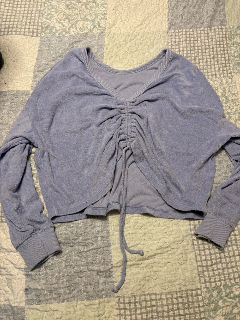 Aerie Terrycloth Reversible Crop Top